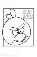 Angry Birds kleurplaat 4